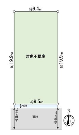 北名古屋市二子双葉 土地 区画図 北名古屋市二子双葉 土地 区画図
