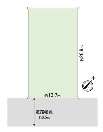 西区砂原町 土地 区画図 区画図
