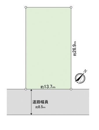 西区砂原町 土地 区画図