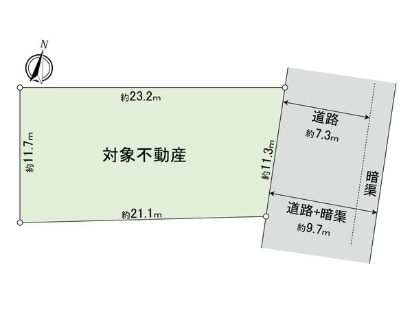 北名古屋市宇福寺天神 土地 区画図 北名古屋市宇福寺天神 土地 区画図