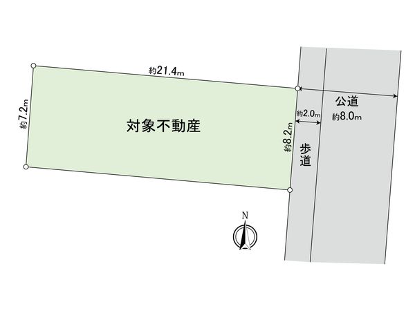 西区大野木5丁目 土地 区画図 西区大野木5丁目 土地 区画図