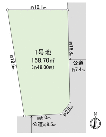 清須市阿原神門 土地 地形図