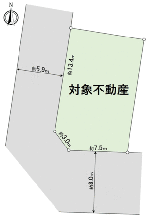 名古屋市西区砂原町　土地 地形図