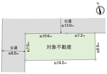 清須市西枇杷島町小田井1丁目 地形図