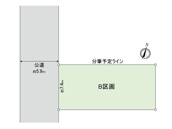 西区大野木4丁目 区画図 西区大野木4丁目 区画図
