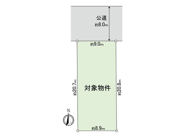 北名古屋市九之坪梅田 区画図