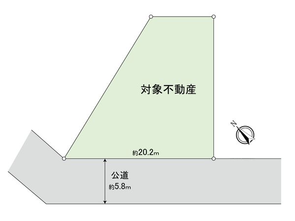 西区歌里町 土地 区画図 西区歌里町 土地 区画図