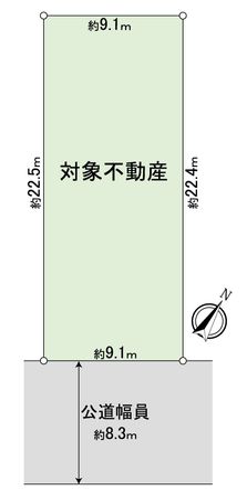 清須市春日落合 区画図 区画図