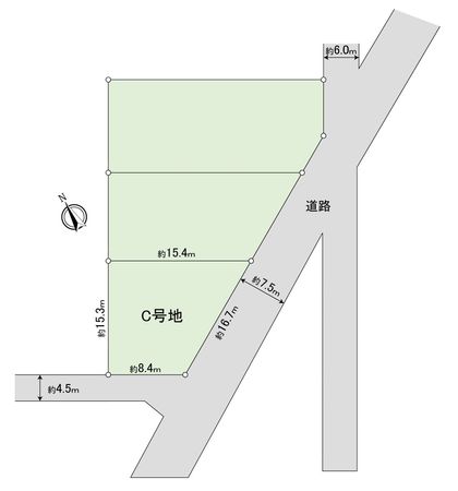 北名古屋市薬師寺村前 C 区画図
