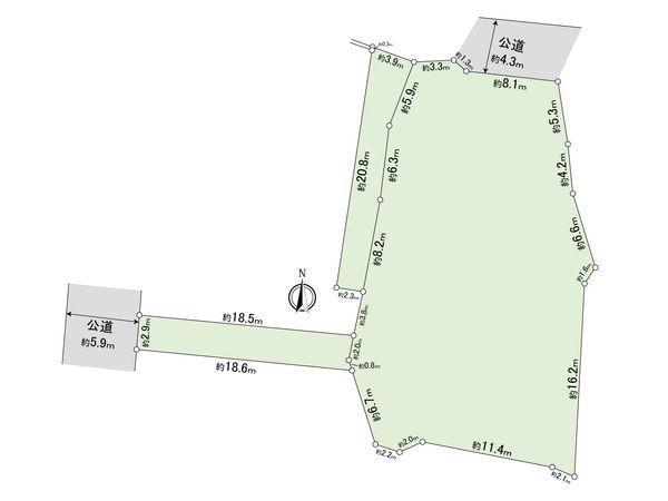 尾張旭市新居町寺田 区画図 尾張旭市新居町寺田 区画図