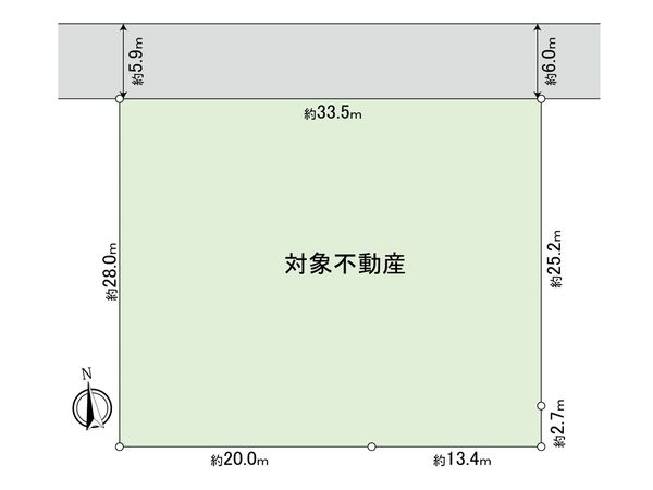 北名古屋市鹿田花の木 区画図 区画図