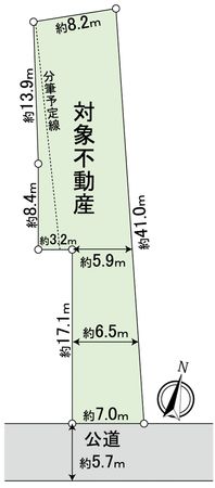 清須市西枇杷島町問屋 区画図 清須市西枇杷島町問屋 区画図