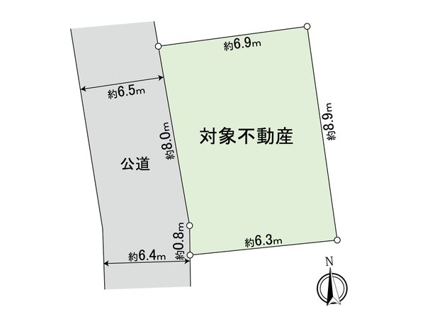 西区上橋町 区画図 西区上橋町 区画図