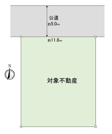 稲沢市奥田町六畝六歩 区画図 稲沢市奥田町六畝六歩 区画図
