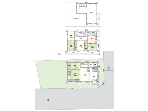 西区南川町 戸建 間取図(平面図) 間取図(平面図)
