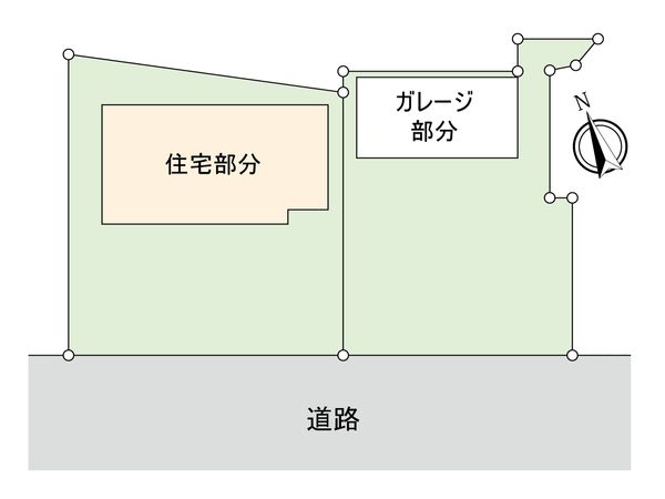 北名古屋市北野八竜前 全体区画図
