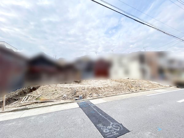 西区新福寺町1丁目 新築戸建 1号棟 前面道路含む外観