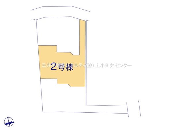 北名古屋市中之郷南 新築戸建 区画図