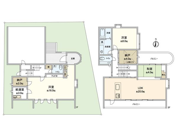 北名古屋市高田寺出口 戸建 間取図(平面図)