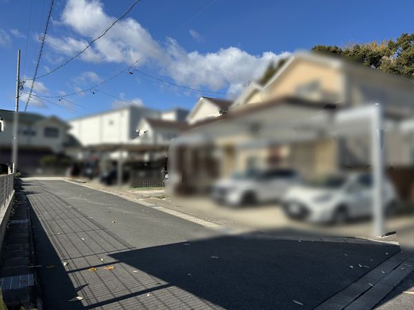 清須市一場福島 戸建 前面道路含む外観 清須市一場福島 戸建 前面道路含む外観
