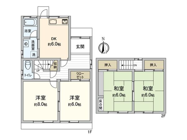 岩倉市中央町3丁目 間取図(平面図) 岩倉市中央町3丁目 間取図(平面図)