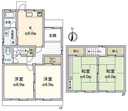 岩倉市中央町3丁目 間取図(平面図) 岩倉市中央町3丁目 間取図(平面図)