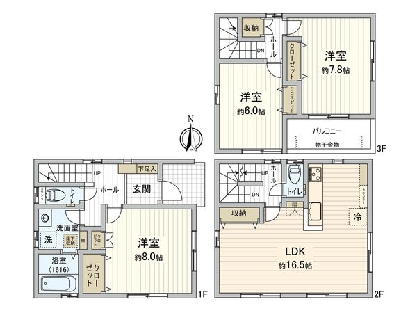 北名古屋市久地野河原 間取図(平面図) 北名古屋市久地野河原 間取図(平面図)