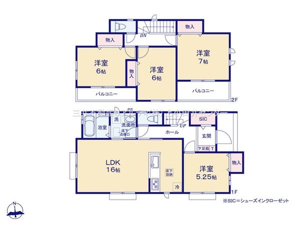 清須市清洲本町 間取図(平面図)
