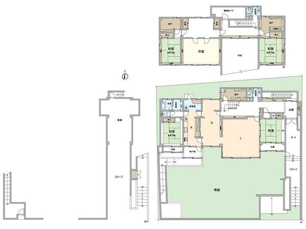 岐阜市加納長刀堀2丁目 戸建 間取図(平面図) 岐阜市加納長刀堀2丁目 戸建 間取図(平面図)