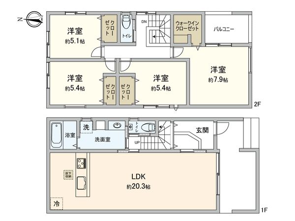 清須市西市場四丁目 間取図(平面図) 清須市西市場四丁目 間取図(平面図)