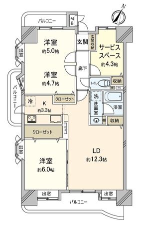 サンハウス江南 室内 室内