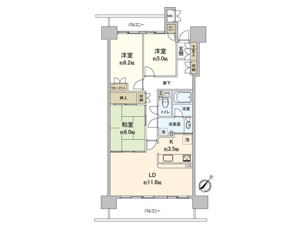 パークシティ上小田井 間取図(平面図)