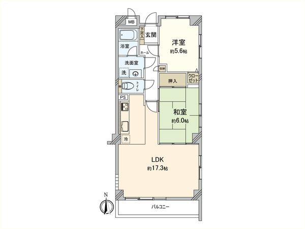 サンパーク岩倉 間取図(平面図) 間取図(平面図)