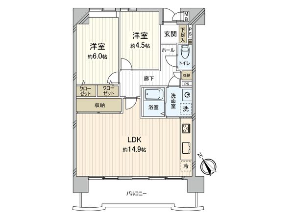 グラン・ビア新川町 間取図(平面図) 間取図(平面図)