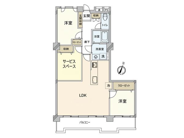 ホワイトキャッスル上小田井 間取図(平面図) ホワイトキャッスル上小田井 間取図(平面図)