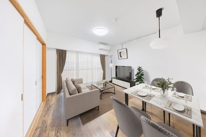 シャトレ愛松徳重 リビング