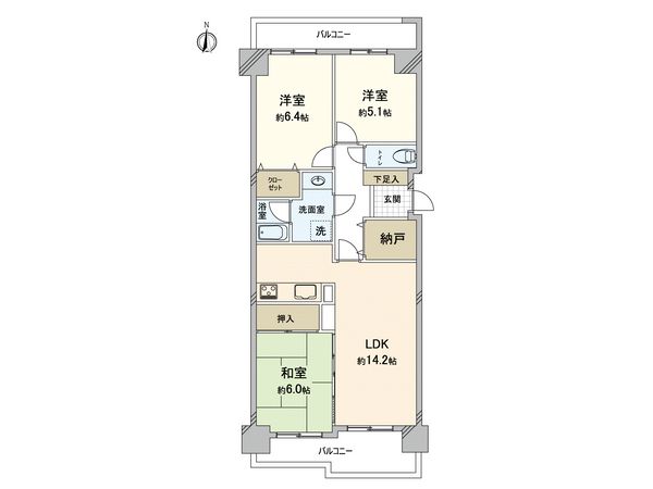 ヒューマンアイランド岩倉 間取図(平面図) ヒューマンアイランド岩倉 間取図(平面図)