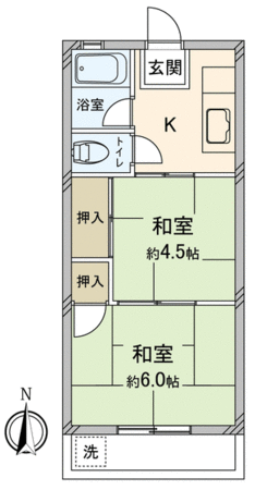 レジデンス向島 間取図(平面図) レジデンス向島 間取図(平面図)