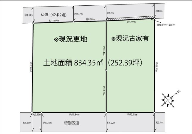 渋谷区神宮前五丁目土地 区画図 渋谷区神宮前五丁目土地 区画図