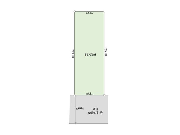 世田谷区奥沢8丁目 土地 区画図 世田谷区奥沢8丁目 土地 区画図