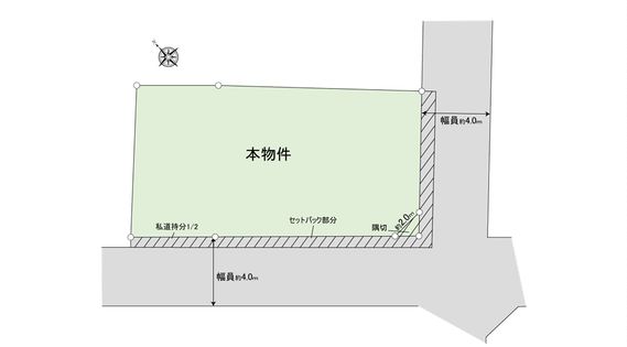 南青山4丁目 土地 区画図