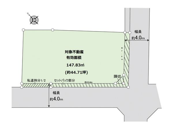 南青山4丁目 土地 区画図