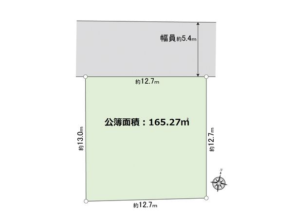 港区南麻布3丁目土地 区画図 港区南麻布3丁目土地 区画図
