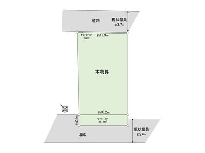 渋谷区猿楽町 区画図