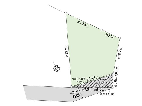 港区白金台4丁目 土地 区画図 港区白金台4丁目 土地 区画図