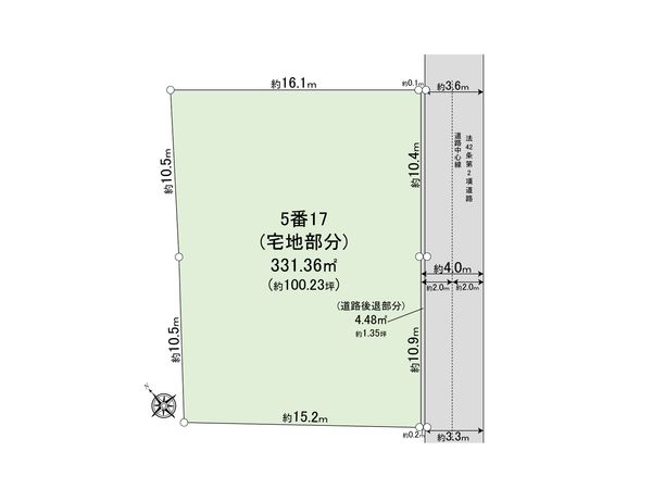 東京都港区南青山3丁目 区画図 東京都港区南青山3丁目 区画図