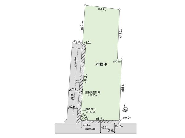東京都港区白金台3丁目 区画図