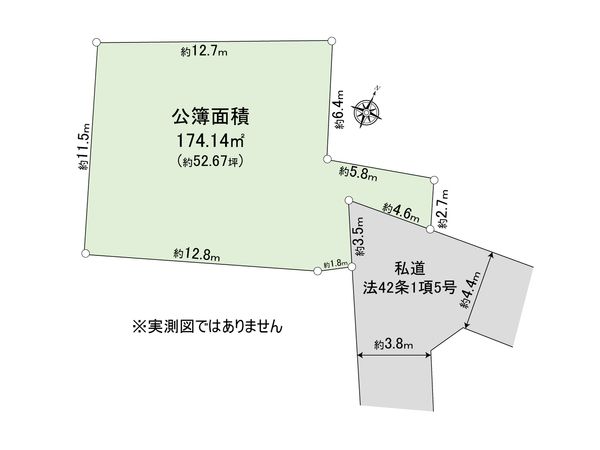 目黒3丁目 土地 区画図 目黒3丁目 土地 区画図