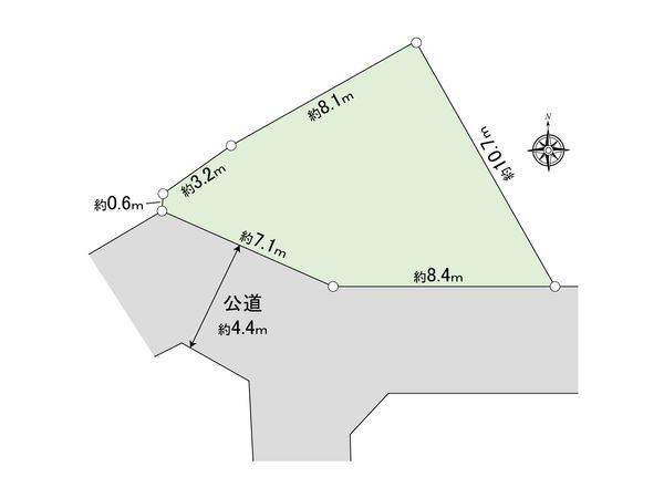 港区西麻布三丁目土地 区画図 港区西麻布三丁目土地 区画図