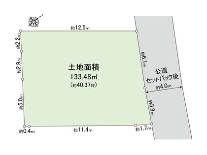 神宮前3丁目・土地 区画図